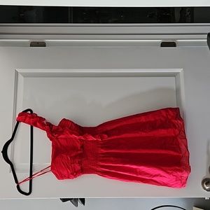 Red size small dress from boutique